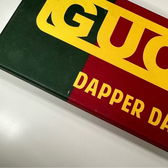 Gucci Dapper Dan | Gift Box | Green/Yellow/Red | L1.25 x W12.75 x H5.5 inch - Picture 12 of 16